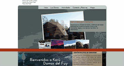 Desktop Screenshot of domosdelfuy.com
